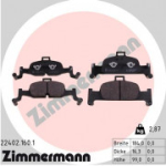 Piduriklotsi komplekt, ketaspidur ZIMMERMANN 22402.160.1