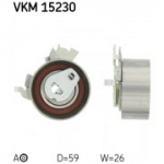 Pingutusrull, hammasrihm SKF VKM 15230