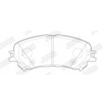 Piduriklotsi komplekt, ketaspidur JURID 573673J