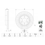 Piduriketas BOSCH 0 986 479 E35