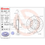 Piduriketas BREMBO 09.C547.1X