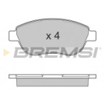 Piduriklotsi komplekt, ketaspidur BREMSI BP3145