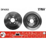 Piduriketas TRW DF4353