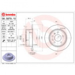 Piduriketas BREMBO 08.5879.10