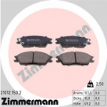 Piduriklotsi komplekt, ketaspidur ZIMMERMANN 21012.150.2
