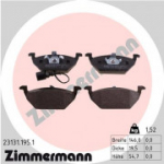 Piduriklotsi komplekt, ketaspidur ZIMMERMANN 23131.195.1