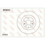 Piduriketas TRW DF8043