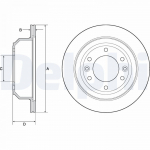Piduriketas DELPHI BG4692C