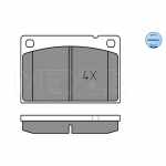 Piduriklotsi komplekt, ketaspidur MEYLE 025 201 5316