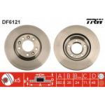 Piduriketas TRW DF6121