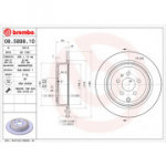 Piduriketas BREMBO 08.5898.10