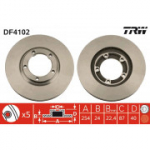 Piduriketas TRW DF4102