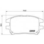Piduriklotsi komplekt, ketaspidur BREMBO P 56 050
