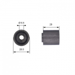 Seade ja juhtrull, hammasrihm GATES T42045