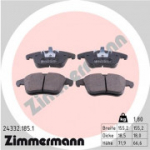 Piduriklotsi komplekt, ketaspidur ZIMMERMANN 24332.185.1