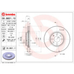 Piduriketas BREMBO 09.8601.11