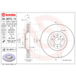 Piduriketas BREMBO 09.8670.11