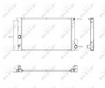 Radiaator, mootorijahutus NRF 53763