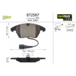 Piduriklotsi komplekt, ketaspidur VALEO 872587
