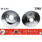 Piduriketas TRW DF2757