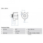 Generaator BOSCH 0 986 041 030