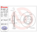 Piduriketas BREMBO 09.A807.11