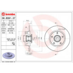 Piduriketas BREMBO 08.B391.37