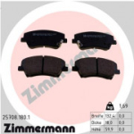 Piduriklotsi komplekt, ketaspidur ZIMMERMANN 25708.180.1