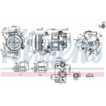 Kompressor, kliimaseade NISSENS 890420