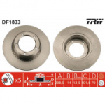 Piduriketas TRW DF1833