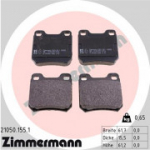 Piduriklotsi komplekt, ketaspidur ZIMMERMANN 21050.155.1