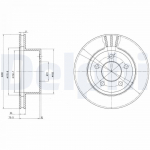 Piduriketas DELPHI BG3533