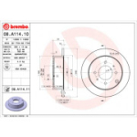 Piduriketas BREMBO 08.A114.11