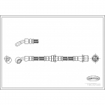 Pidurivoolik CORTECO 19032508