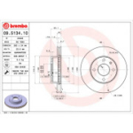 Piduriketas BREMBO 09.5134.10
