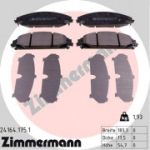 Piduriklotsi komplekt, ketaspidur ZIMMERMANN 24164.175.1