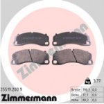 Piduriklotsi komplekt, ketaspidur ZIMMERMANN 25519.200.9