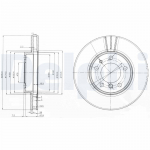 Piduriketas DELPHI BG3037