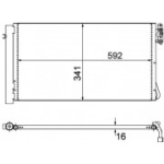 Kondensaator, kliimaseade MAHLE ORIGINAL AC 414 001S