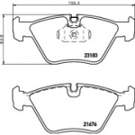 Piduriklotsi komplekt, ketaspidur HELLA 8DB 355 009-001
