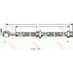 Pidurivoolik TRW PHD163