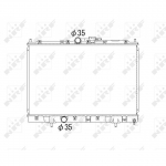 Radiaator, mootorijahutus NRF 53792