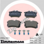 Piduriklotsi komplekt, ketaspidur ZIMMERMANN 23554.170.1