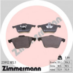Piduriklotsi komplekt, ketaspidur ZIMMERMANN 23912.185.1