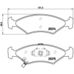 Piduriklotsi komplekt, ketaspidur BREMBO P 30 062