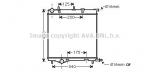 Radiaator, mootorijahutus AVA QUALITY COOLING PE2289