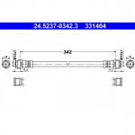 Pidurivoolik ATE 24.5237-0342.3