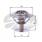 Termostaat, jahutusvedelik GATES TH43070