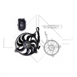 Ventilaator, mootorijahutus NRF 47699