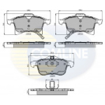 Piduriklotsi komplekt, ketaspidur COMLINE CBP31307